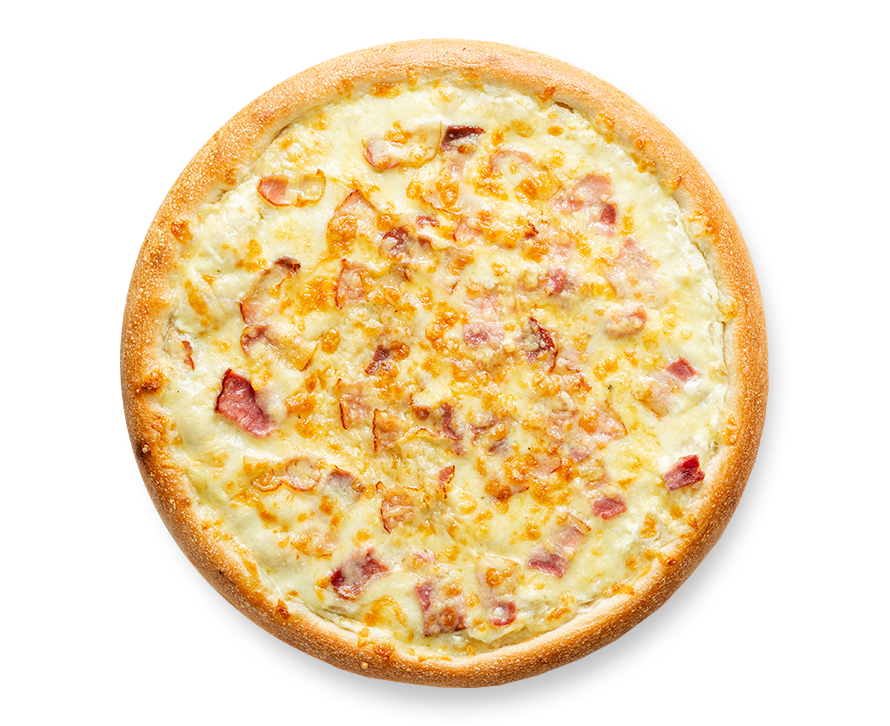 Пицца карбонара белый соус