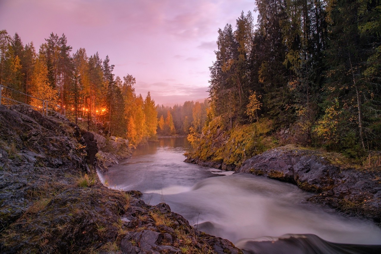 Водопад «Кивач»