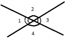 Углы между параллельными прямыми теорема