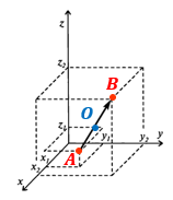 Как найти координаты центральной точки вектора
