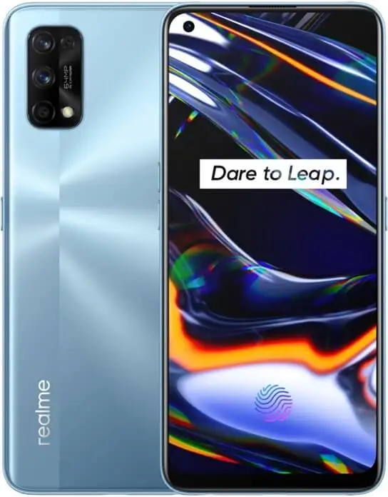 Безрамочный смартфон Realme 7 Pro