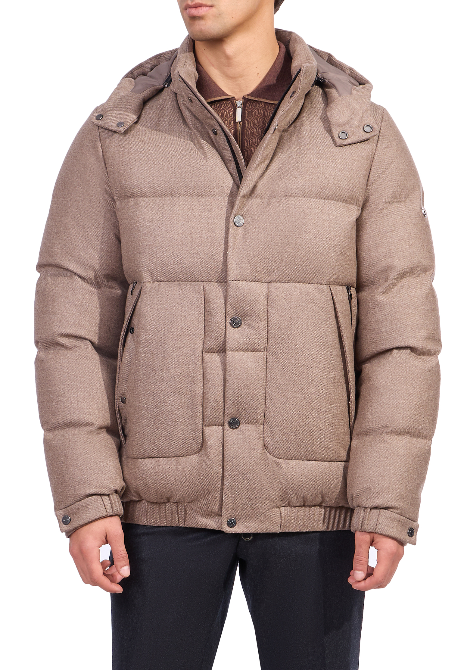 

Бомбер STEFANO RICCI, Бежевый, Бежевый