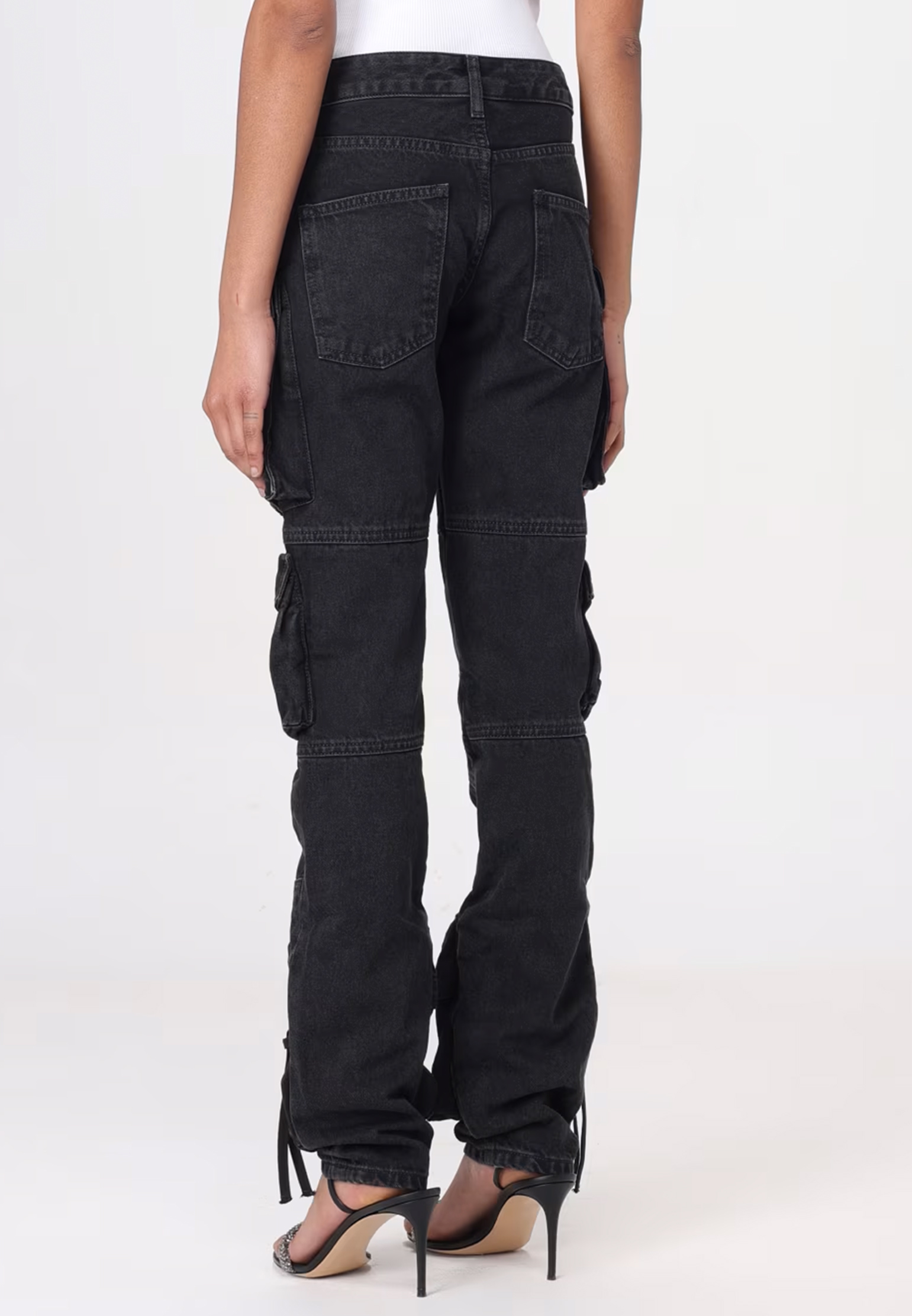 

Джинсы THE ATTICO, Черный, Черный