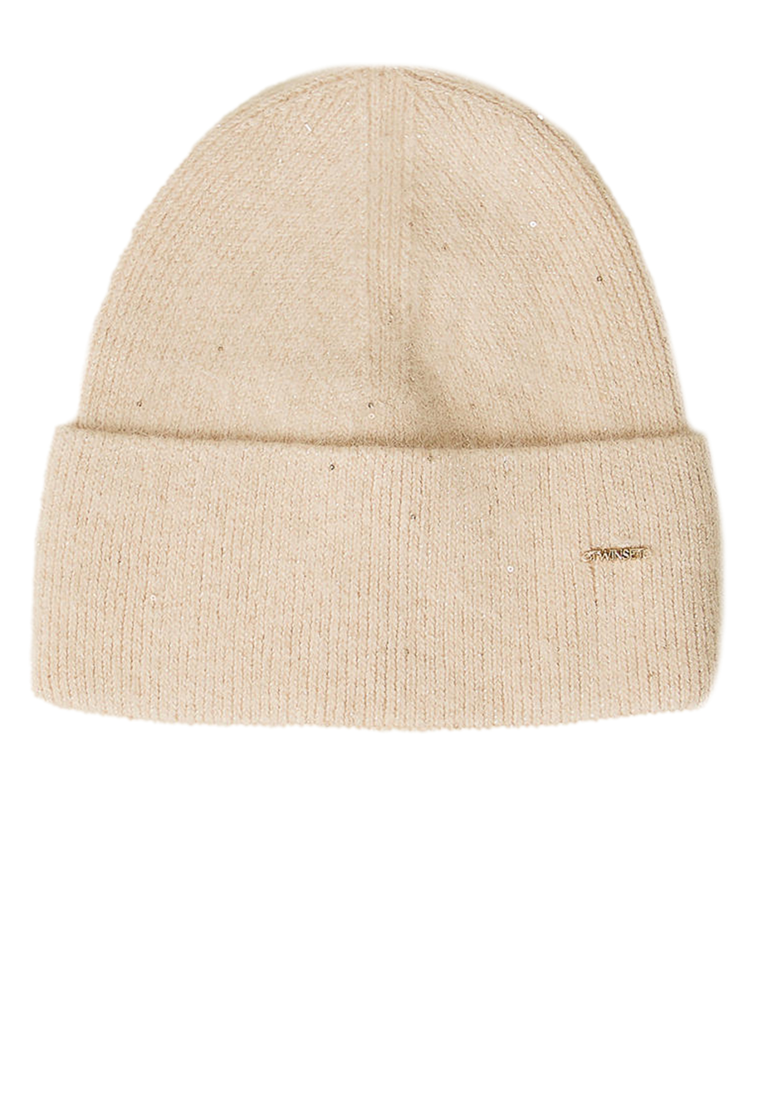 

Шапка TWINSET Milano, Бежевый, Бежевый