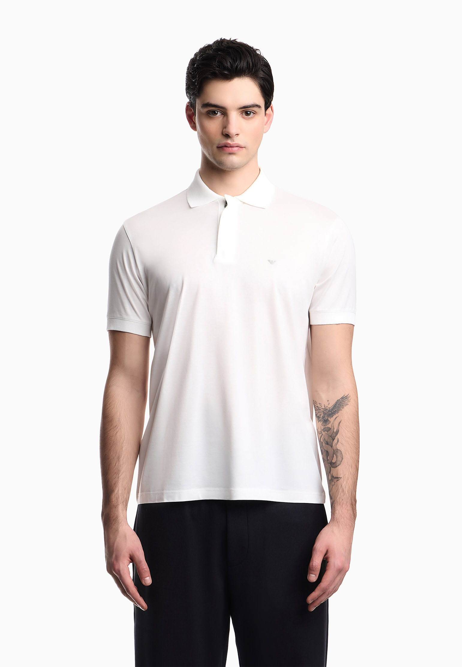 

Поло EMPORIO ARMANI, Белый, Белый