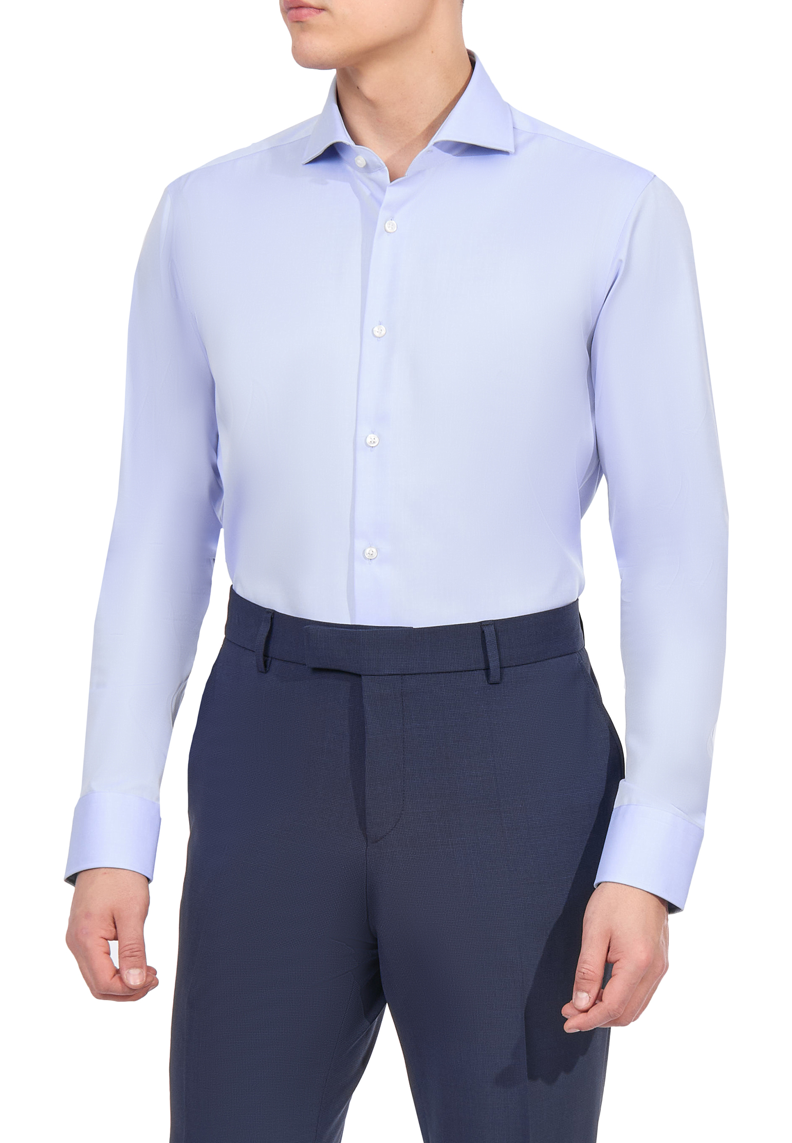 

Рубашка BOSS, Голубой, Голубой