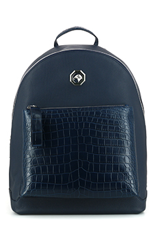 Кожаный рюкзак с логотипом STEFANO RICCI