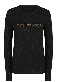 Лонгслив с логотипом EMPORIO ARMANI