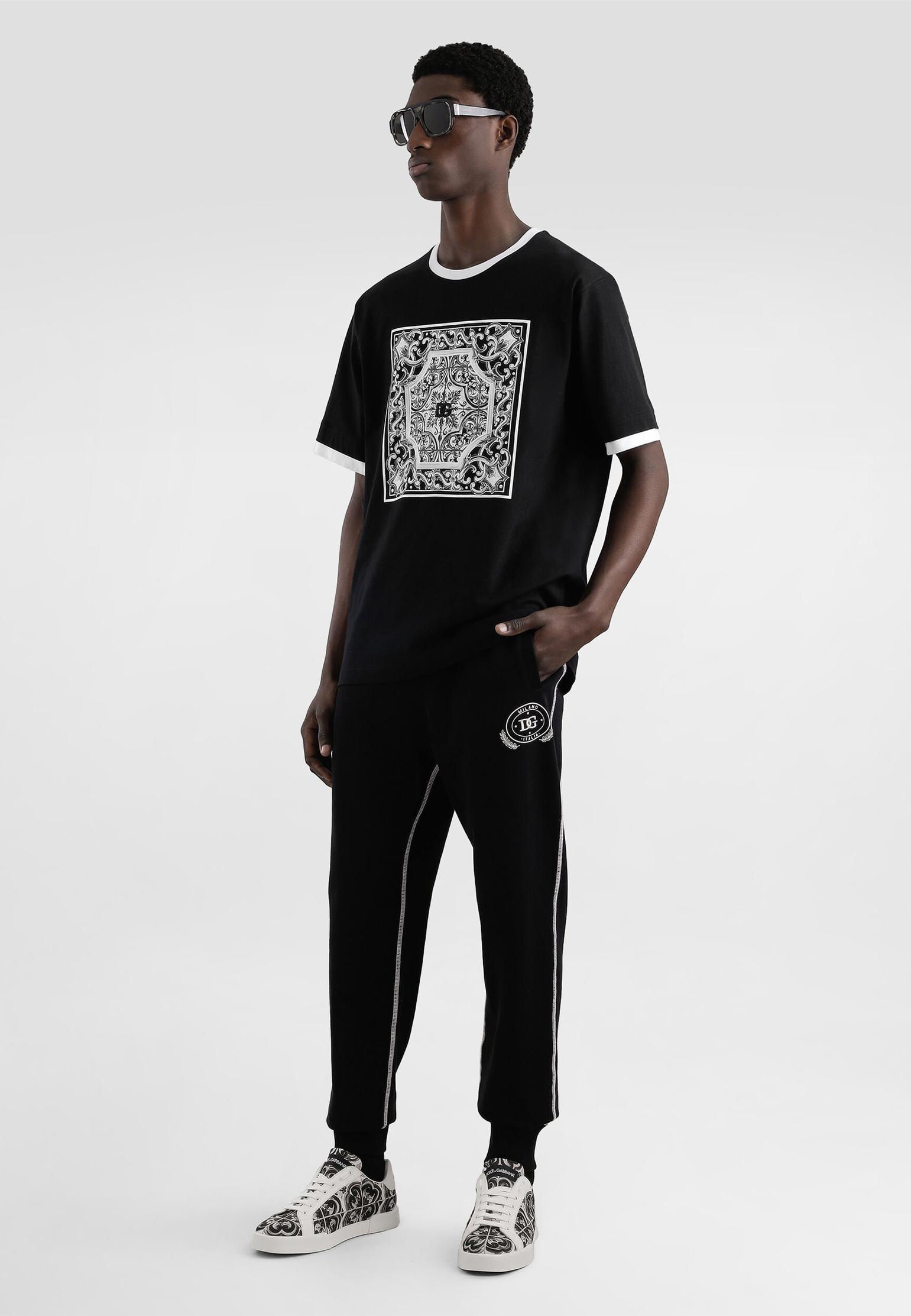 

Брюки DOLCE&GABBANA, Черный, Черный