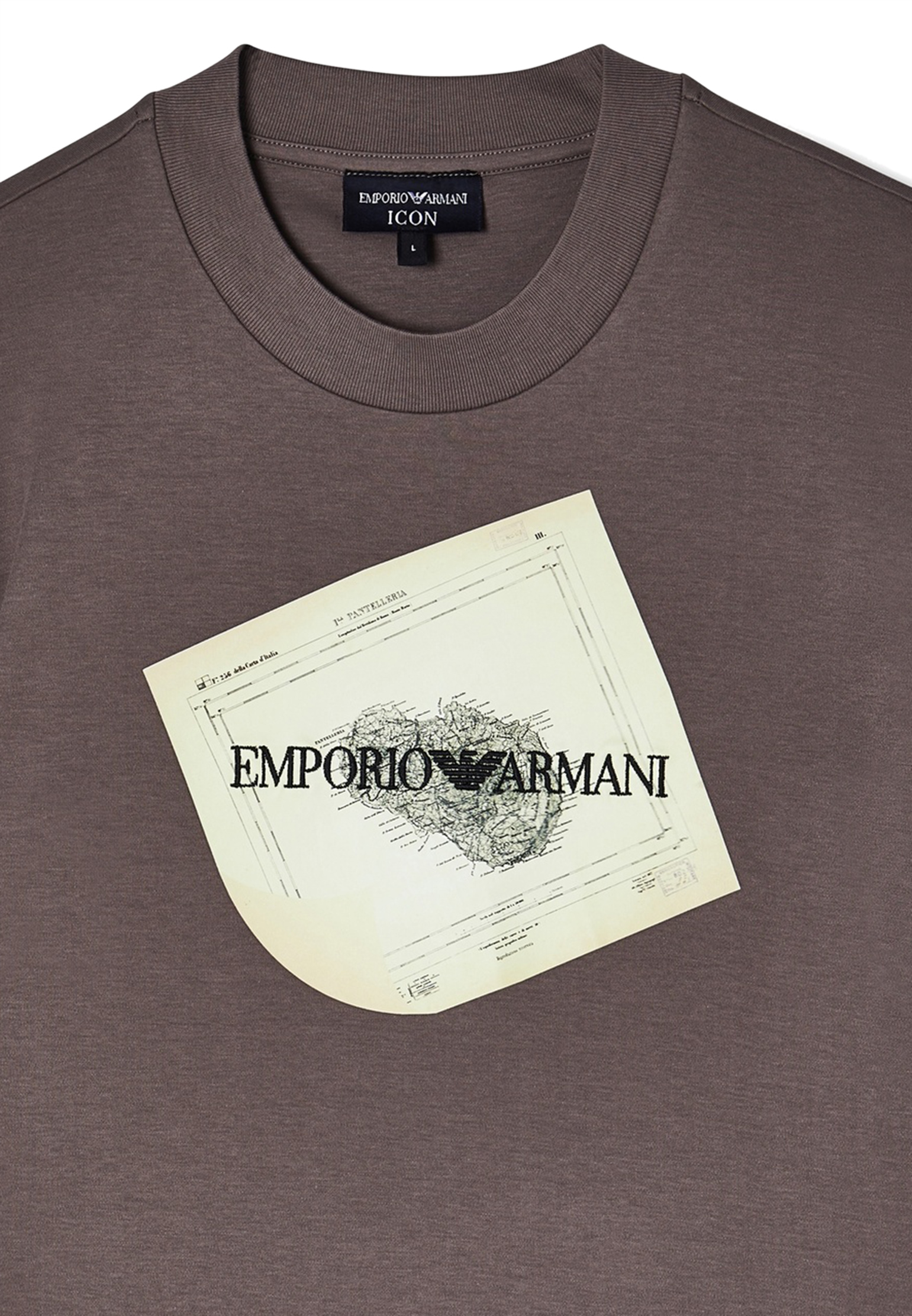 

Футболка EMPORIO ARMANI, Коричневый, Коричневый