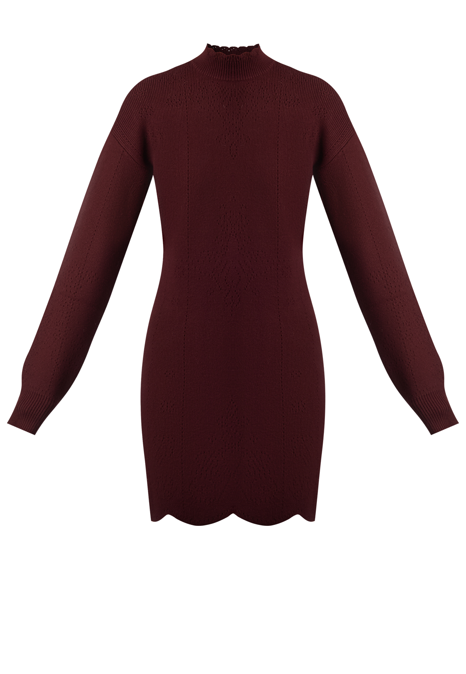 

Платье TWINSET Milano, Бордовый, Бордовый