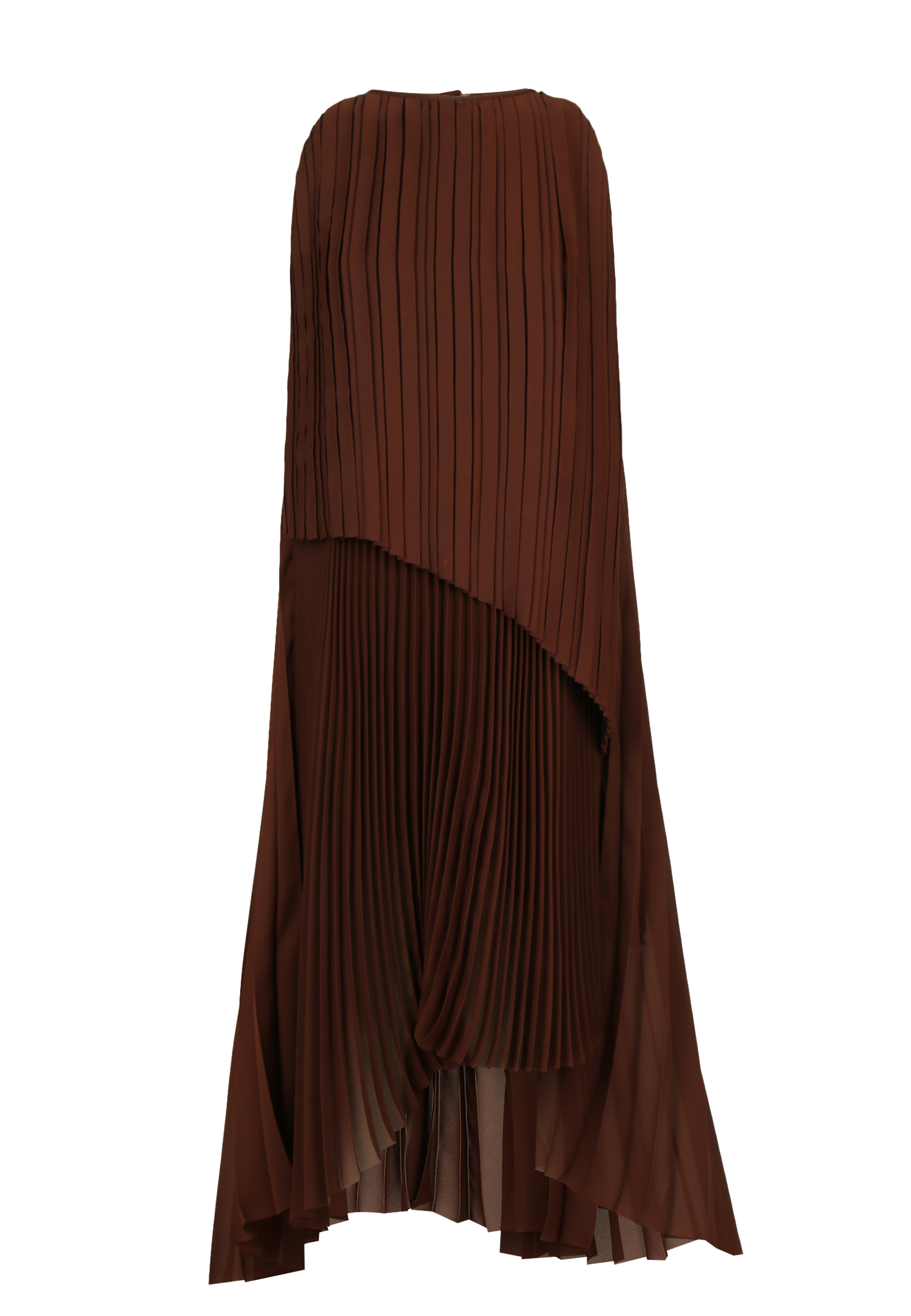 Платье FABIANA FILIPPI Коричневый, размер 42 156211 - фото 1