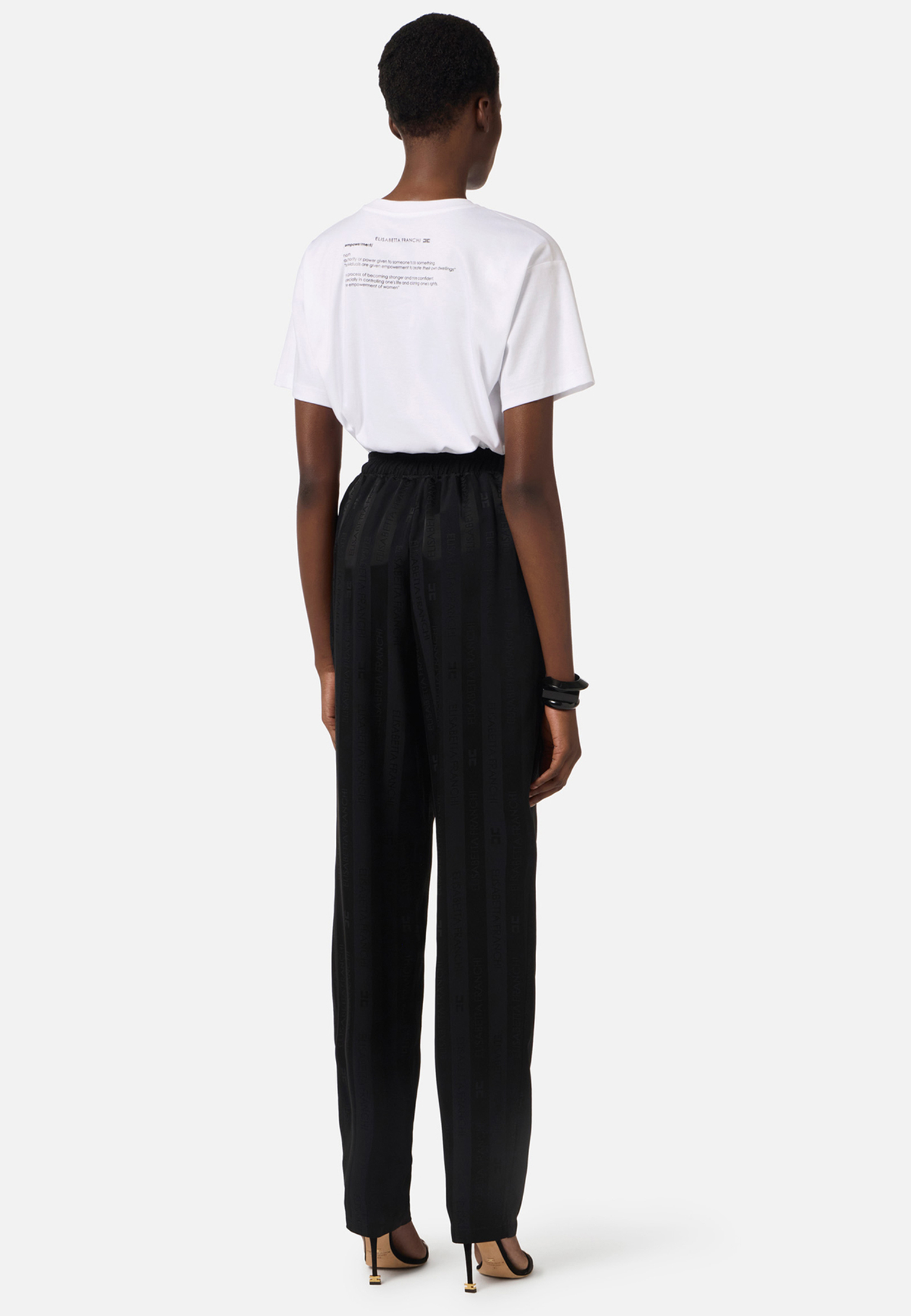 

Футболка ELISABETTA FRANCHI, Белый, Белый