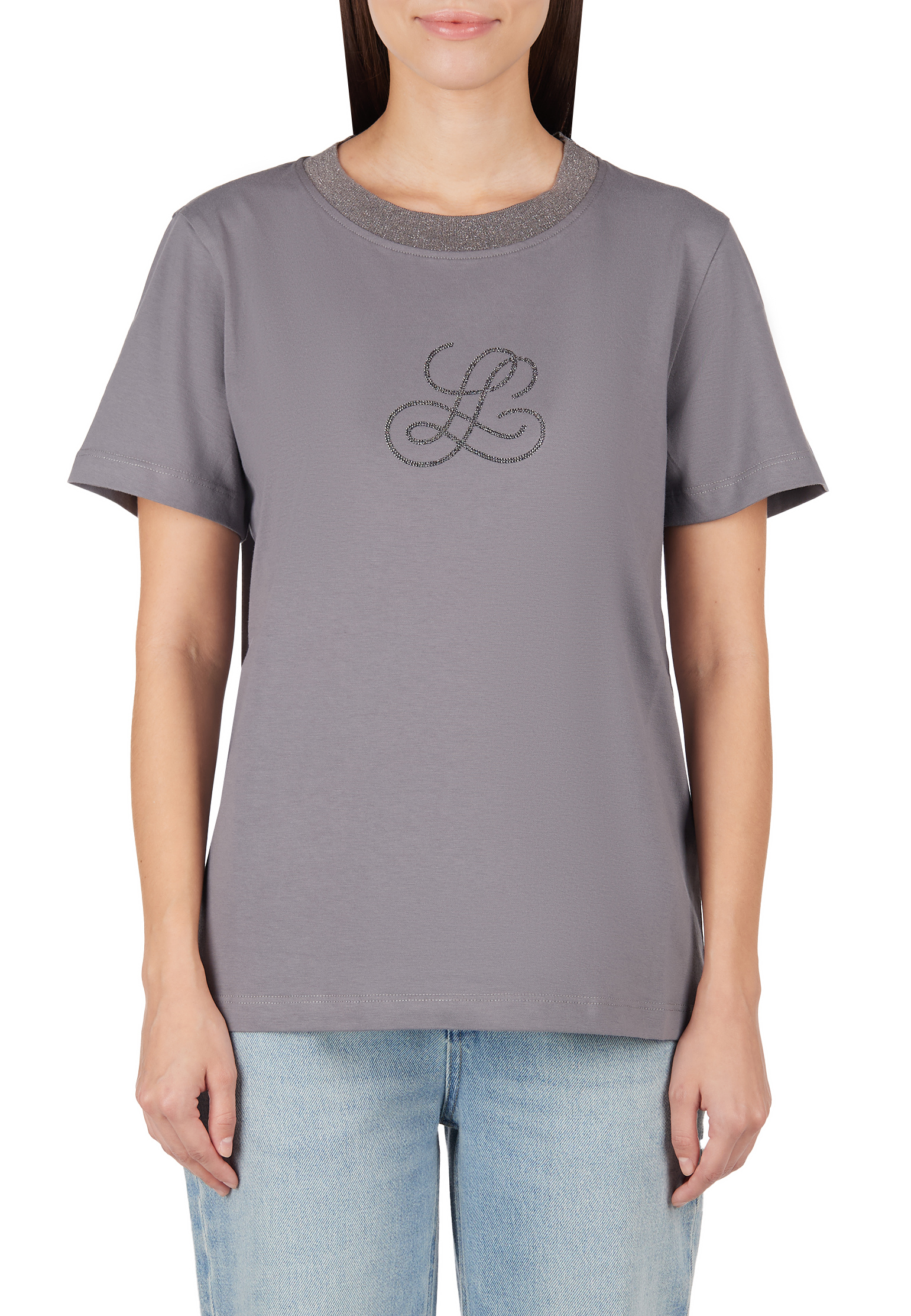 

Футболка LUISA SPAGNOLI, Серый, Серый