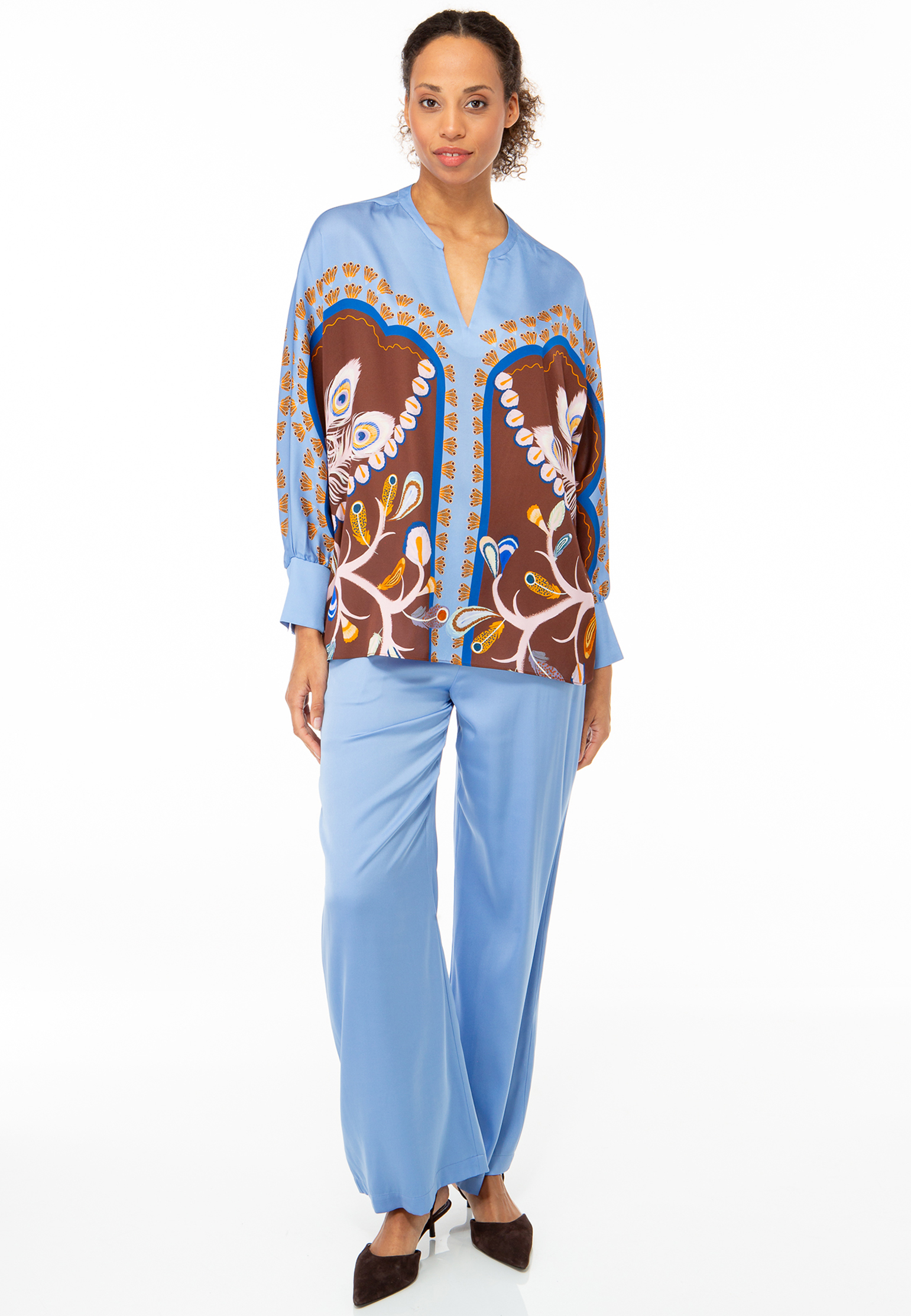 

Блуза IVI COLLECTION, Синий, Синий