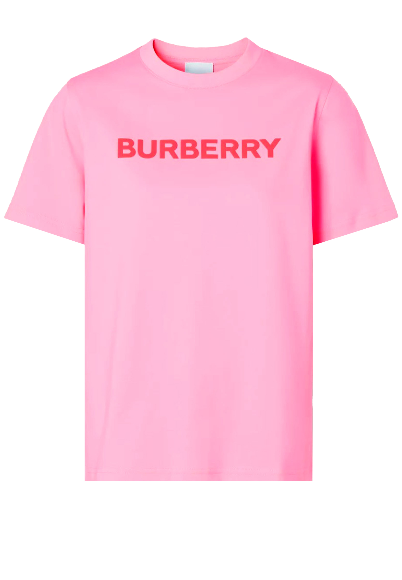 Футболка BURBERRY розового цвета