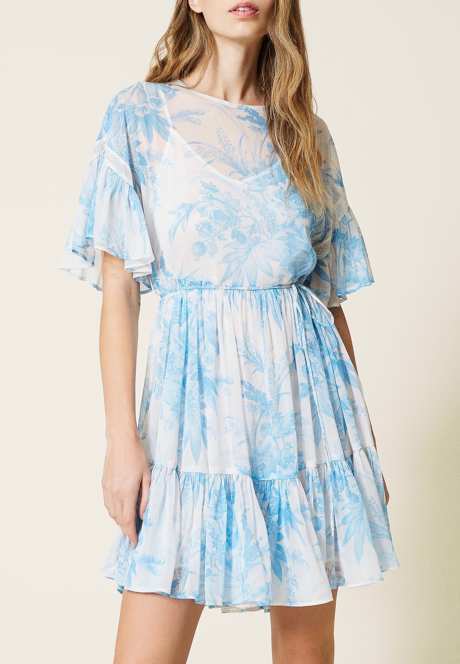 Платье TWINSET Milano Голубой, размер 42 143483 - фото 1