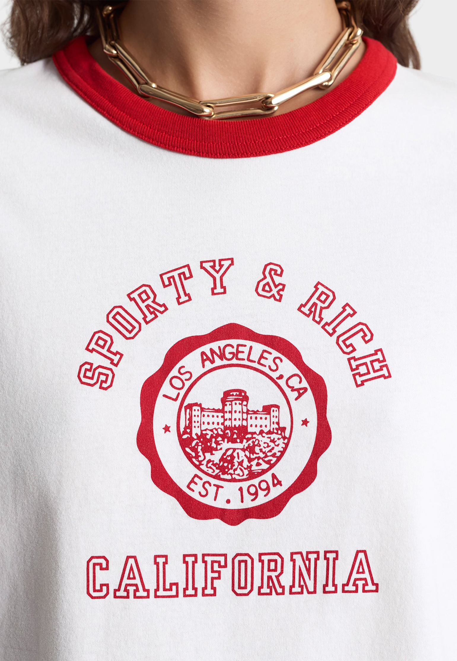 

Футболка SPORTY&RICH, Белый, Белый