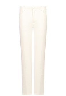 Белые джинсы со стрелками STEFANO RICCI
