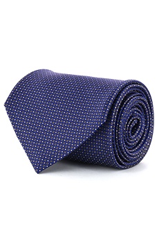 Шелковый галстук с геометрическим принтом STEFANO RICCI