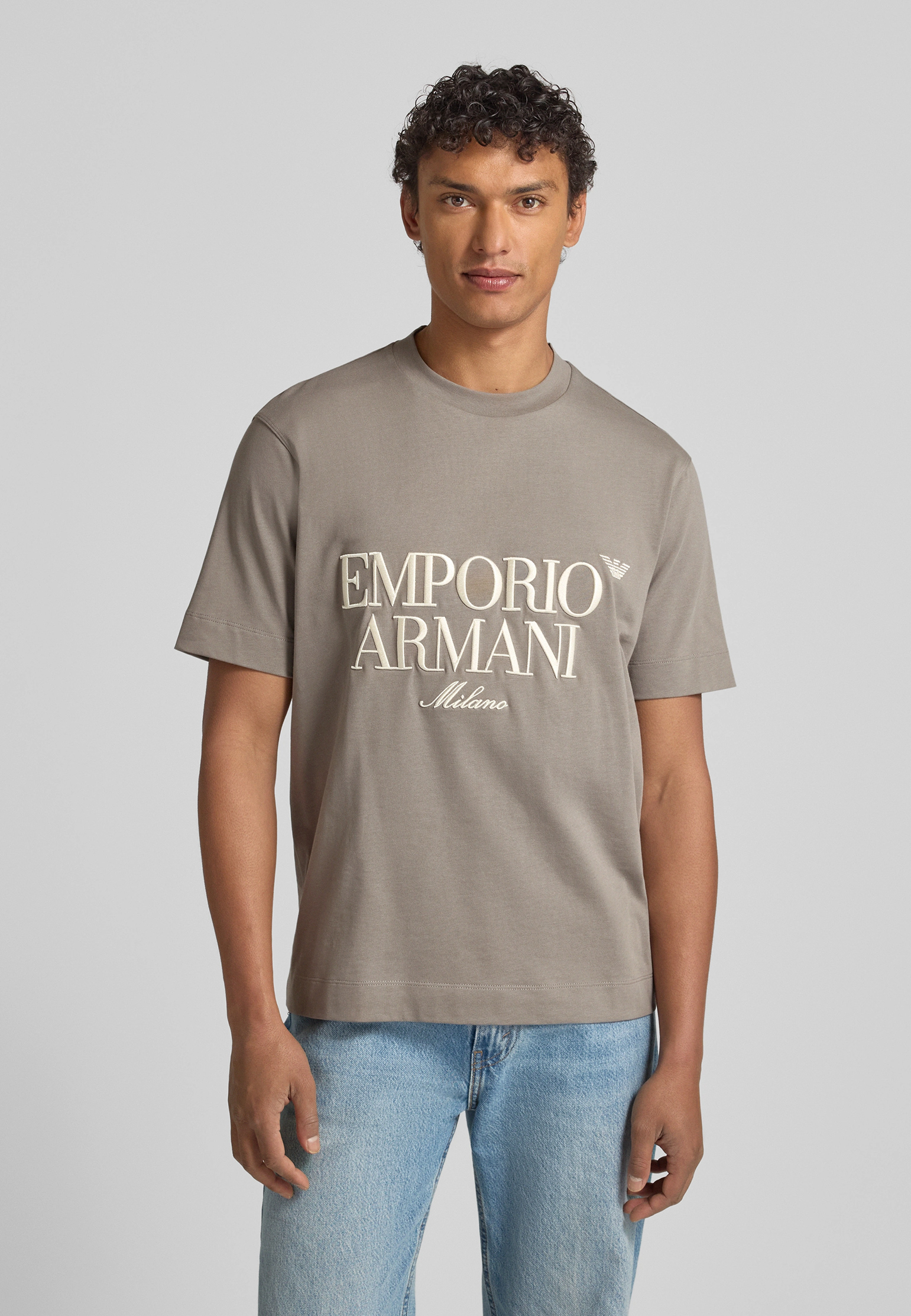 

Футболка EMPORIO ARMANI, Серый, Серый
