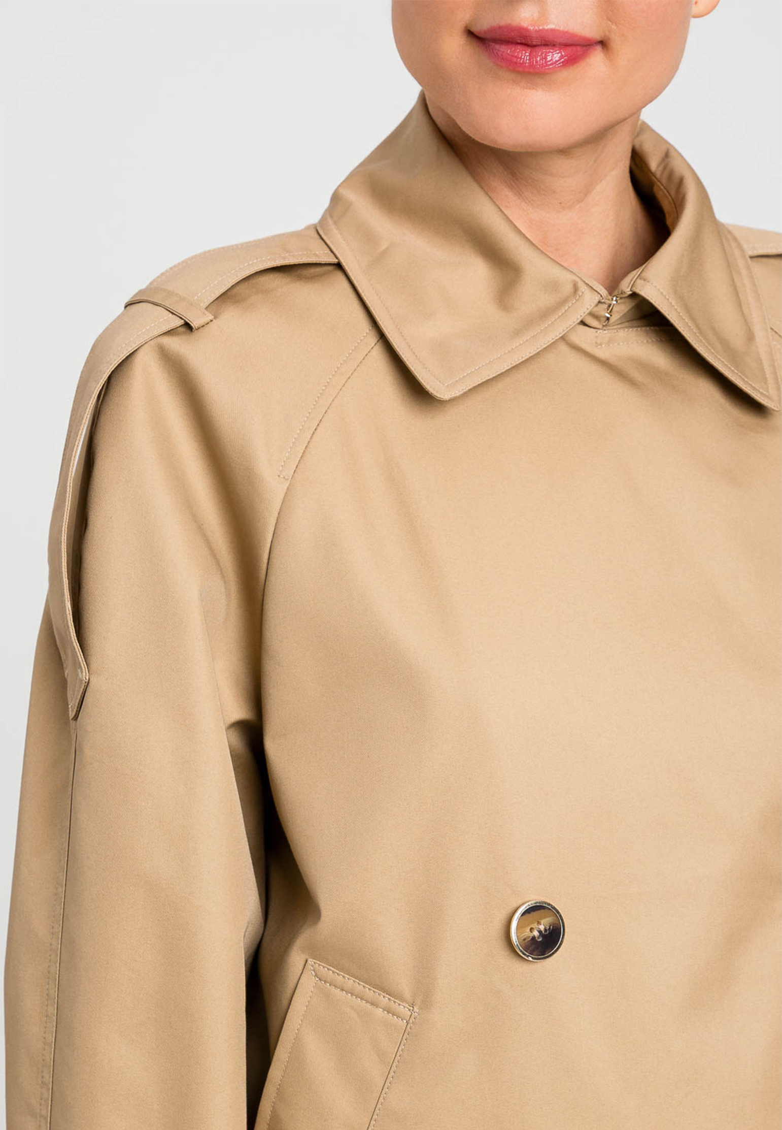 

Куртка TWINSET Milano, Бежевый, Бежевый