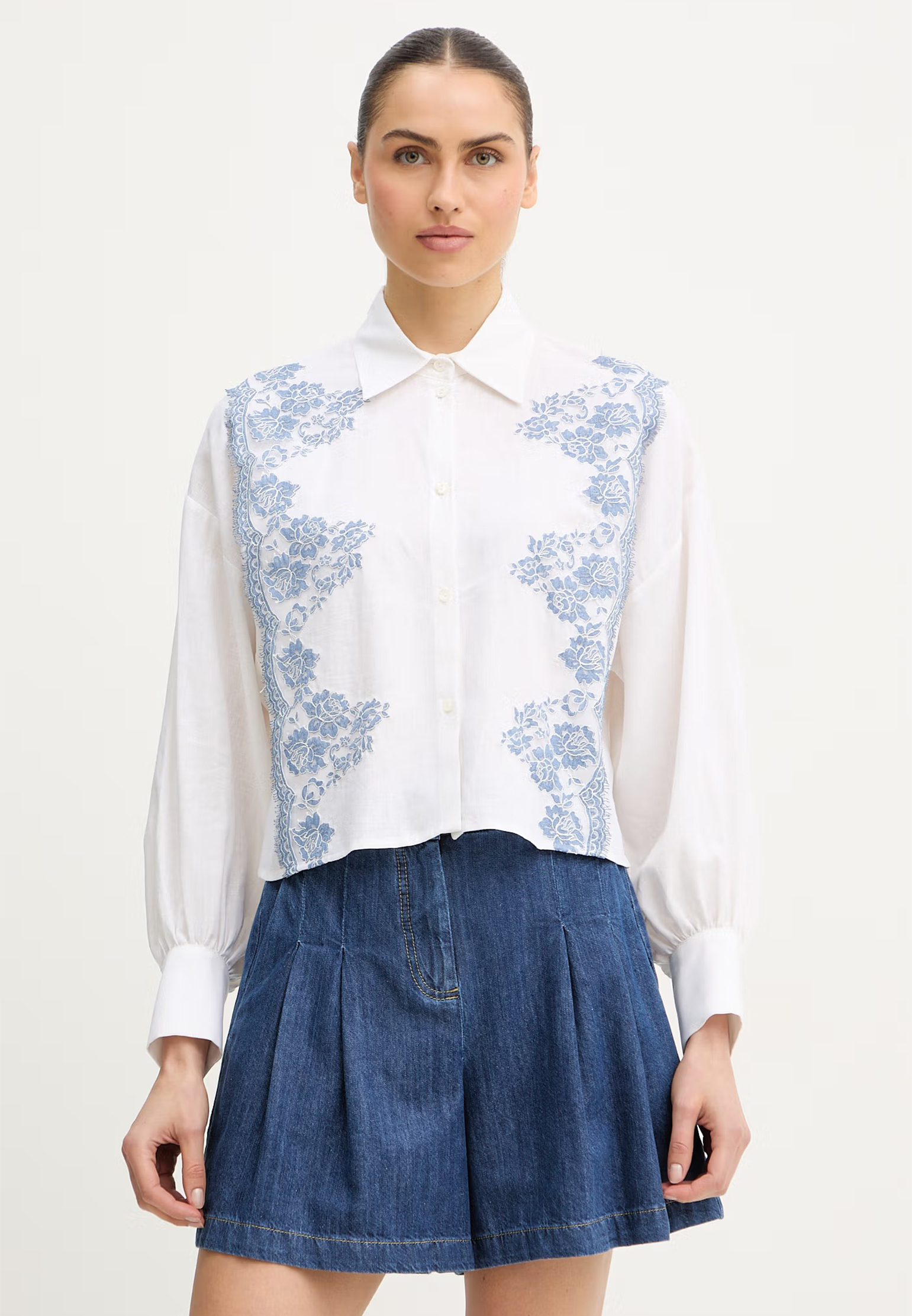 

Блуза ERMANNO FIRENZE, Белый, Белый