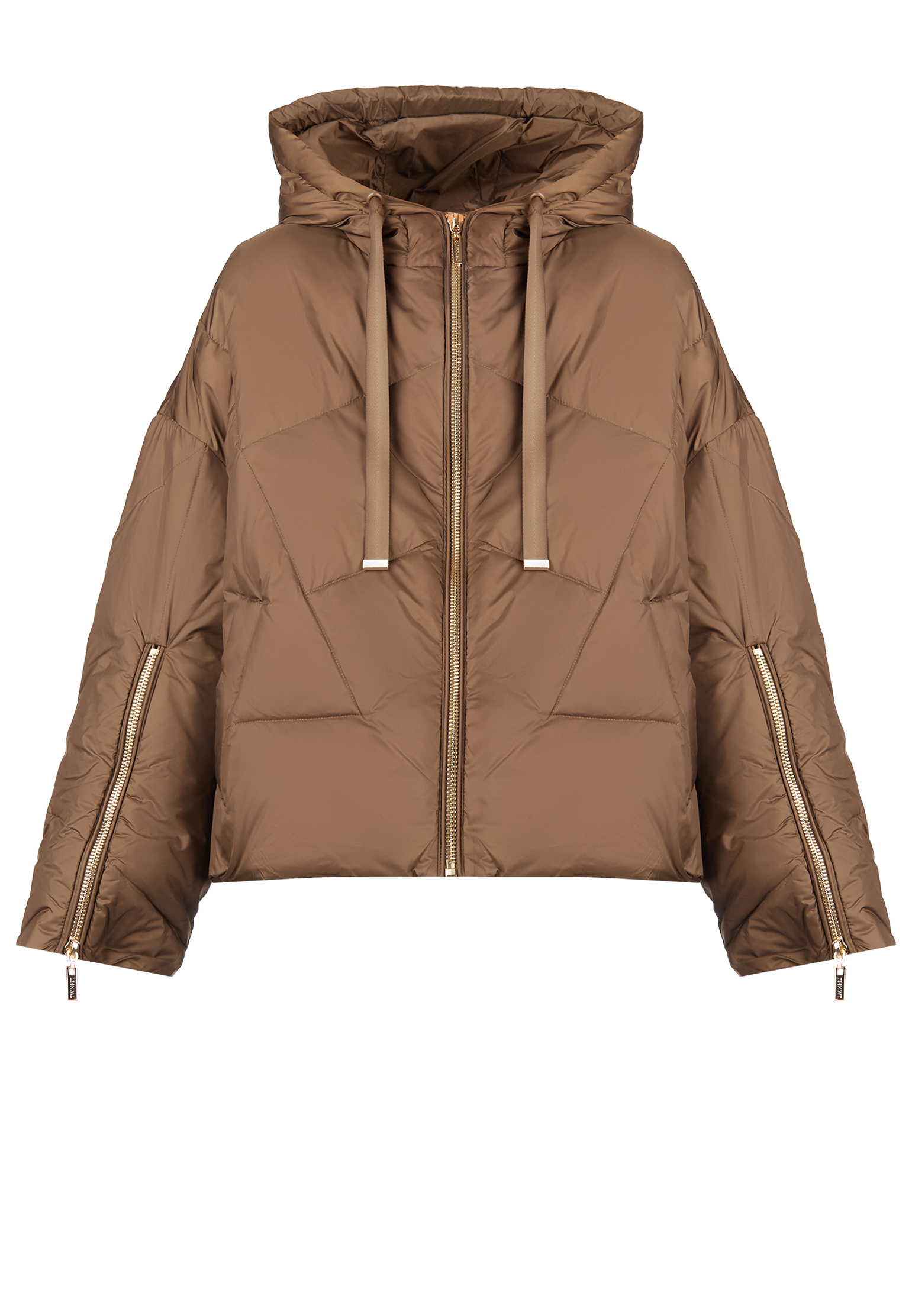 

Пуховик TWINSET Milano, Коричневый, Коричневый