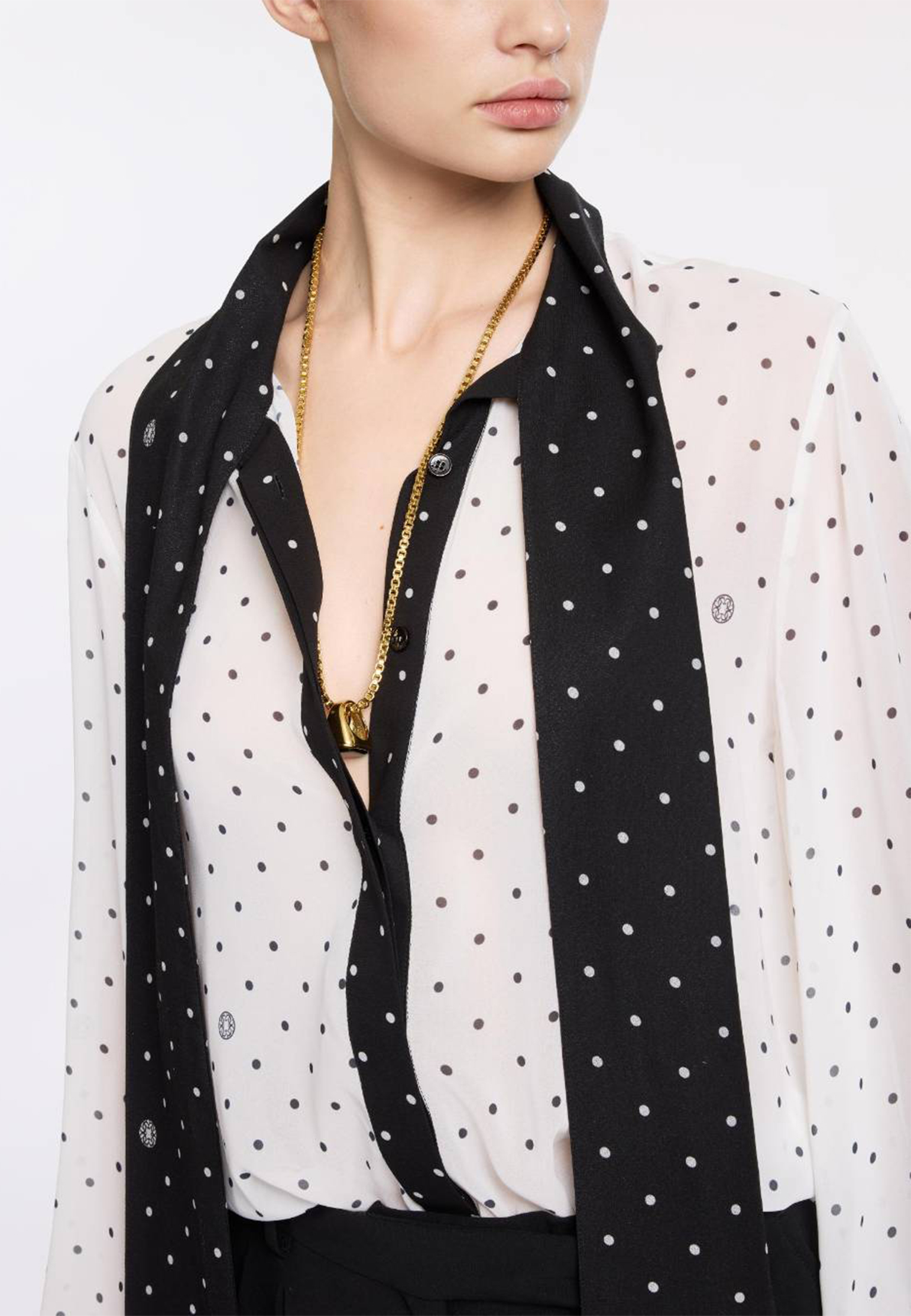 

Рубашка ELIE SAAB, Белый, Белый