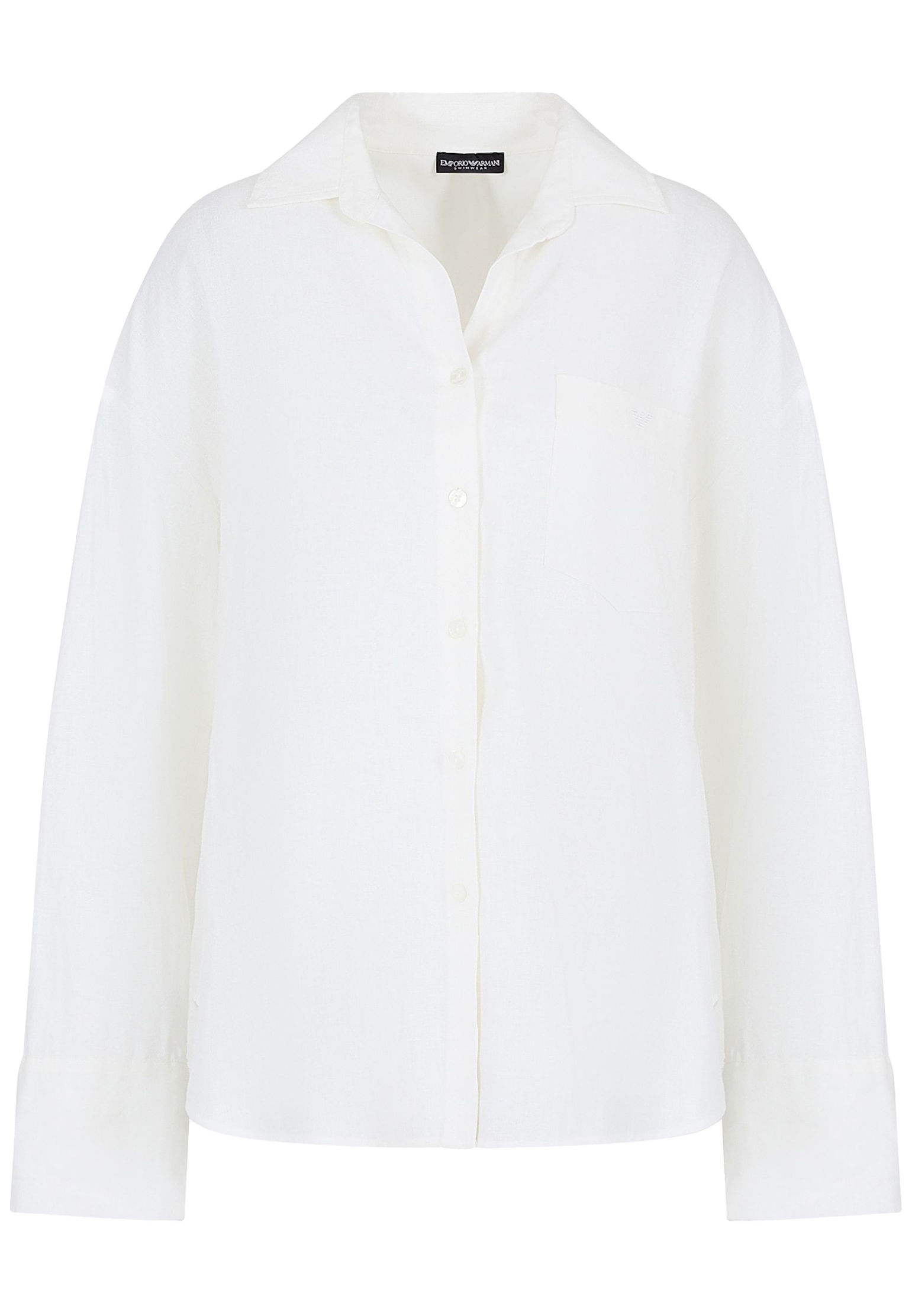 Рубашка EMPORIO ARMANI Белый, размер S/M 176912 - фото 1