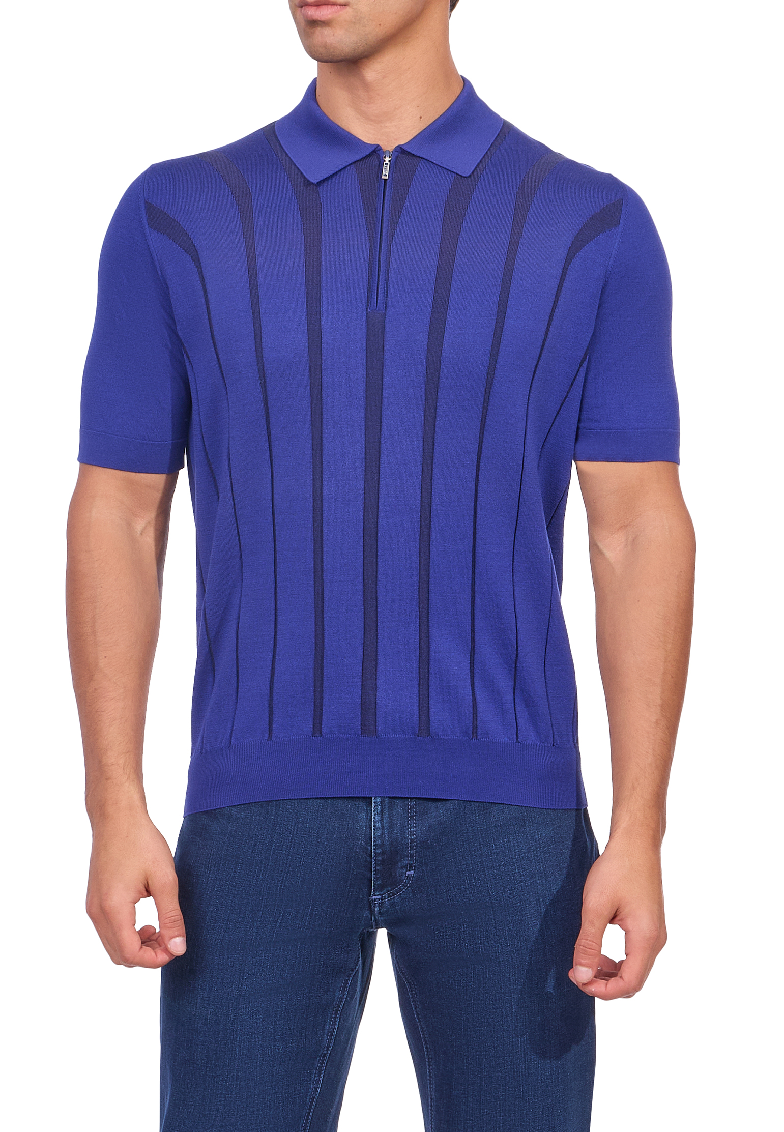 

Поло ZILLI, Синий, Синий