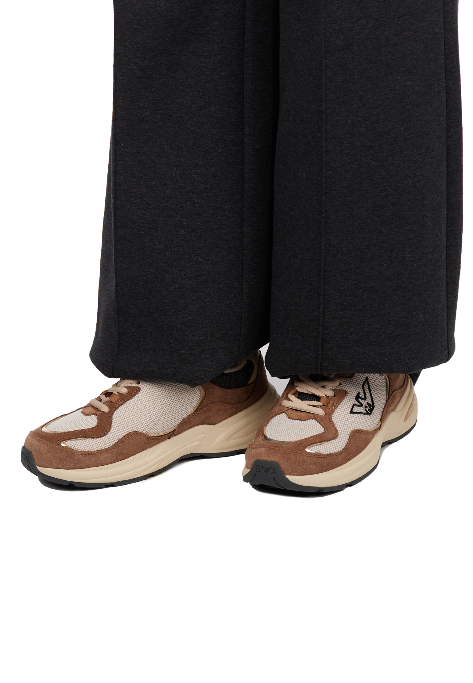 

Кроссовки EMPORIO ARMANI, Коричневый, Коричневый