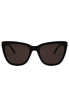 Солнцезащитные очки с золотистым логотипом SAINT LAURENT