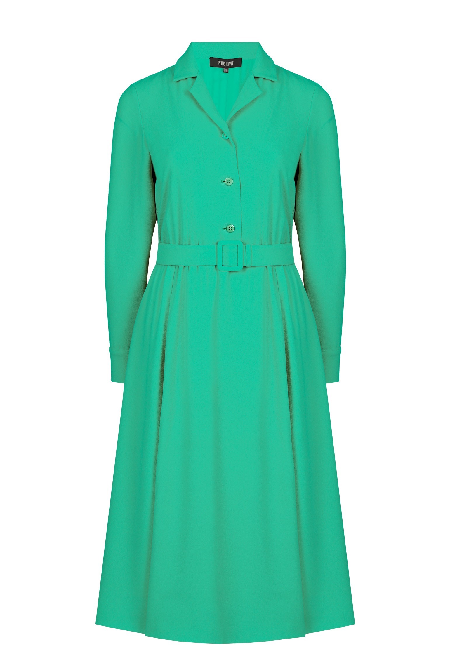 Платье POUSTOVIT Зеленый, размер 44 131315 - фото 1