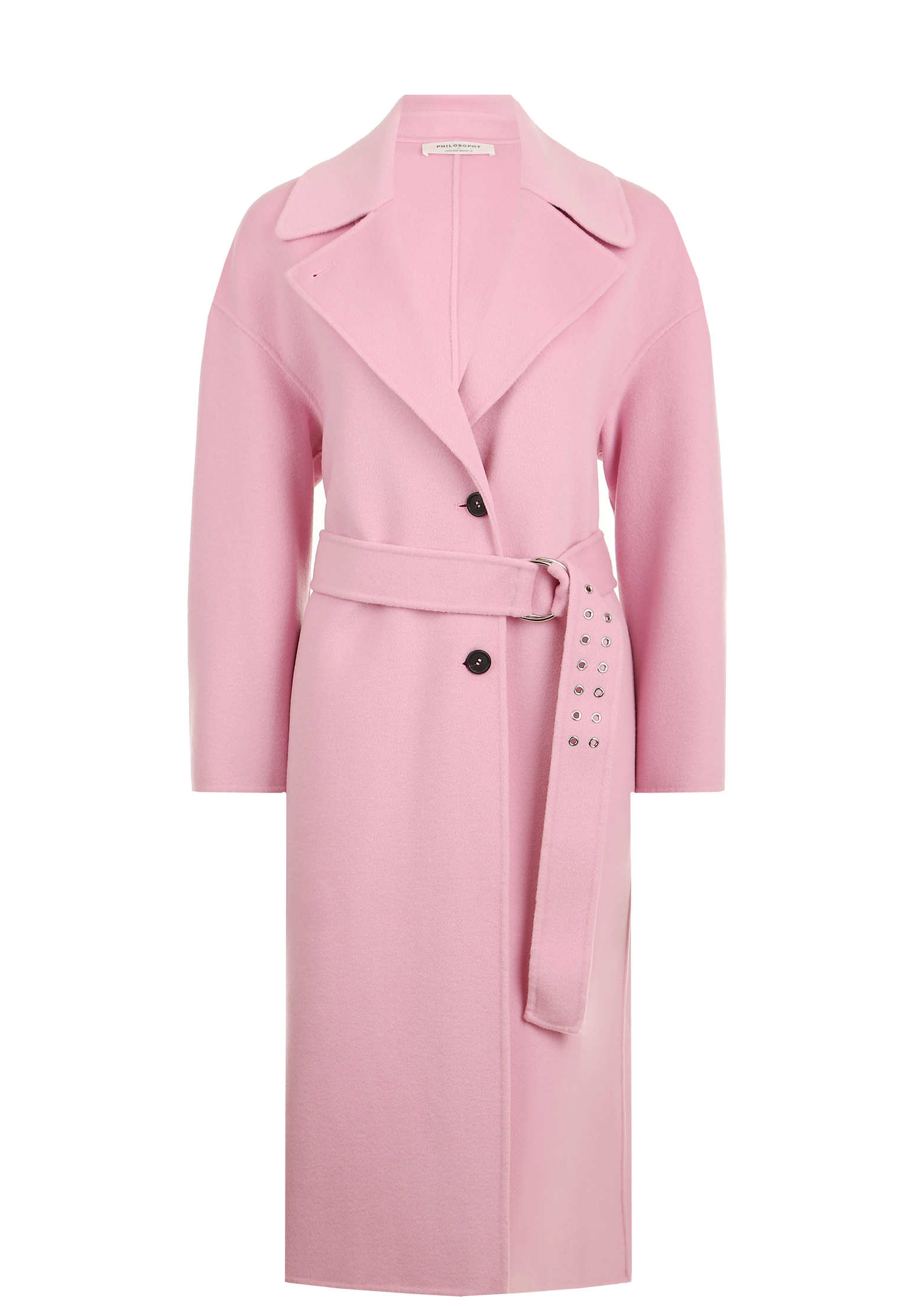 Пальто PHILOSOPHY DI LORENZO SERAFINI Розовый, размер 40