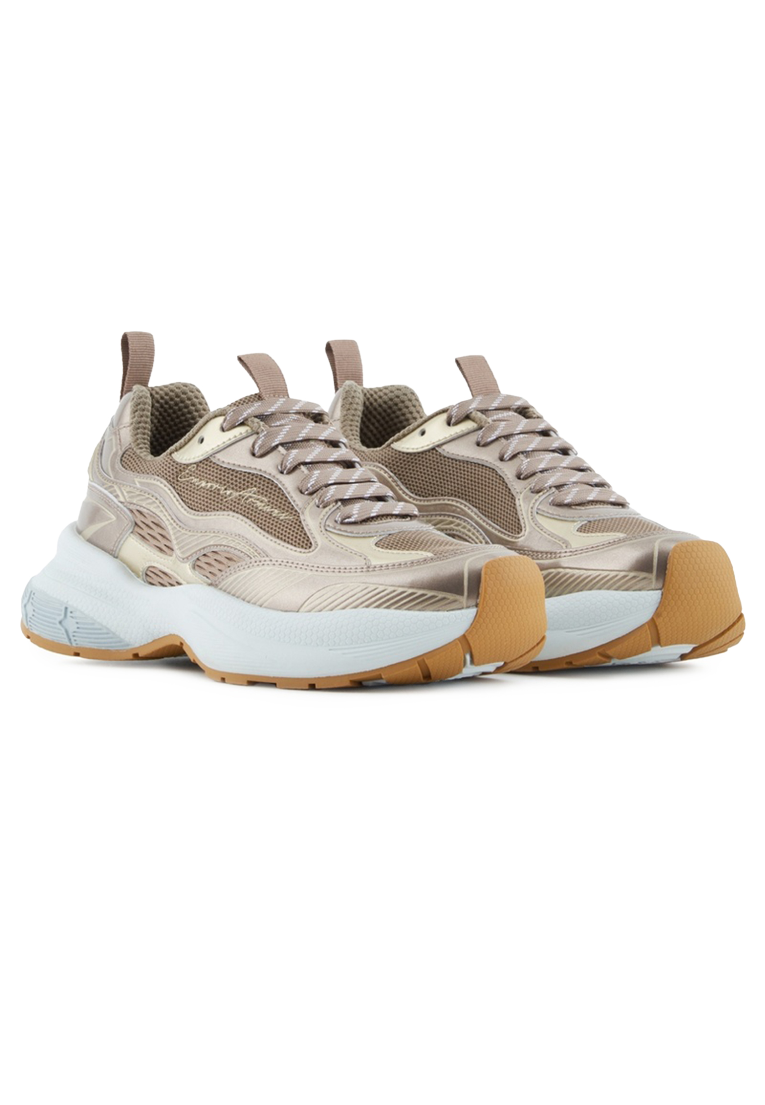 

Кроссовки EMPORIO ARMANI, Коричневый, Коричневый