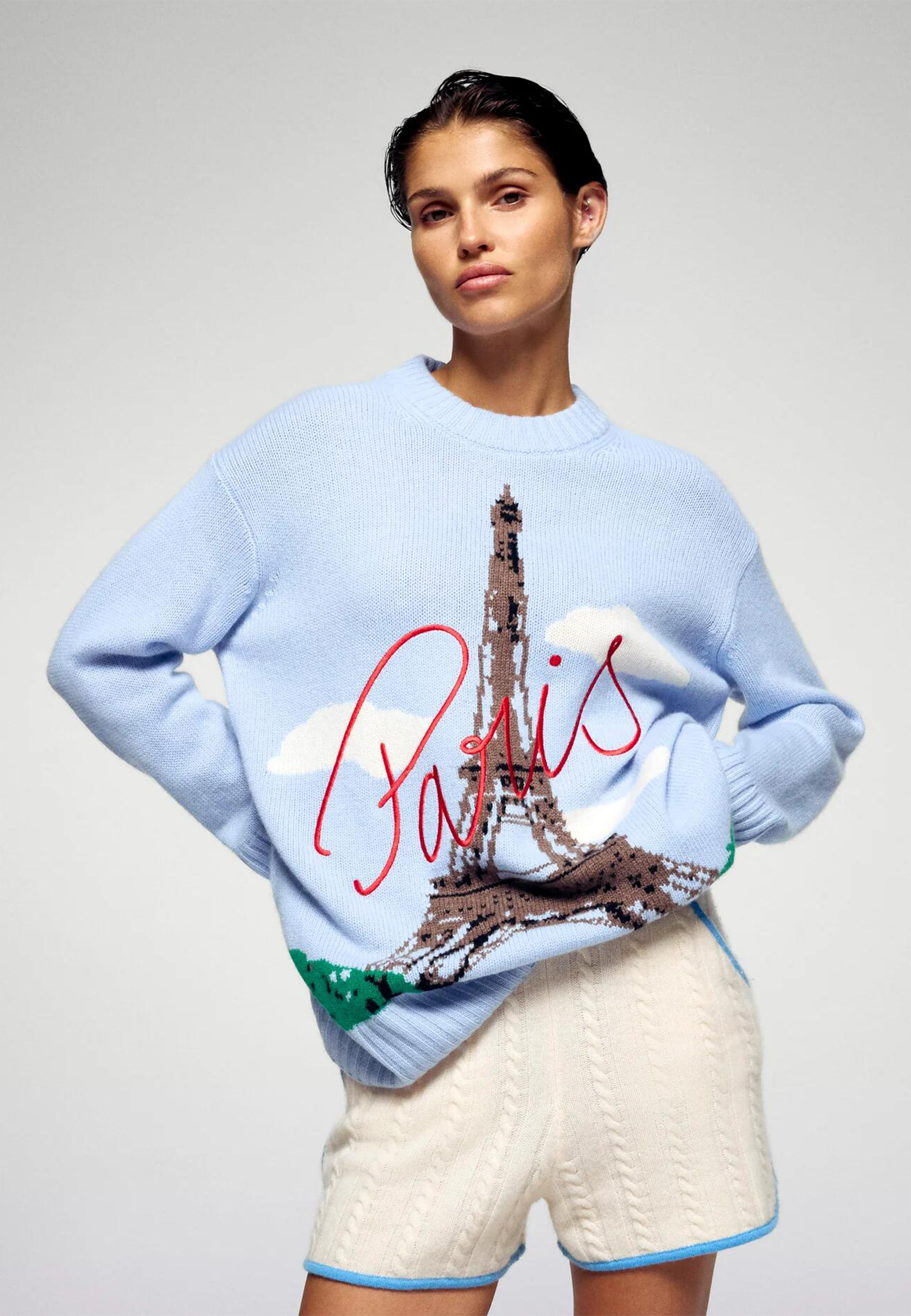 

Джемпер FROM FUTURE, Голубой, Голубой