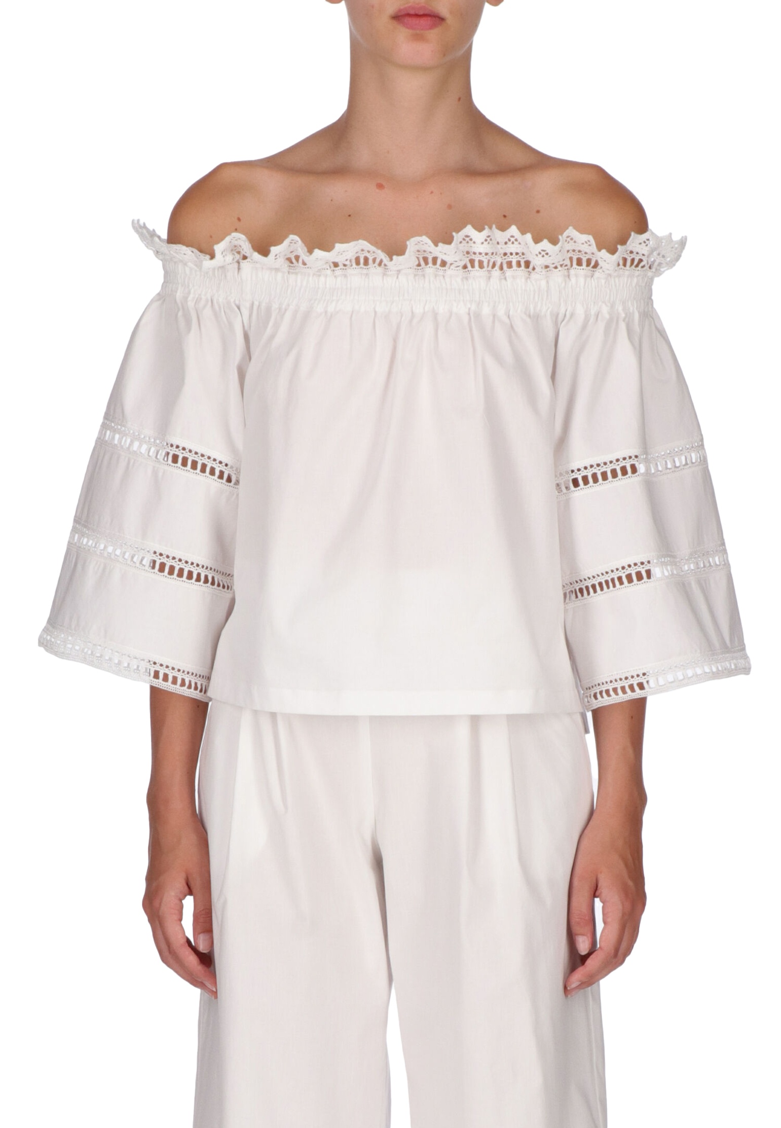 Блуза ERMANNO SCERVINO Белый 140109 