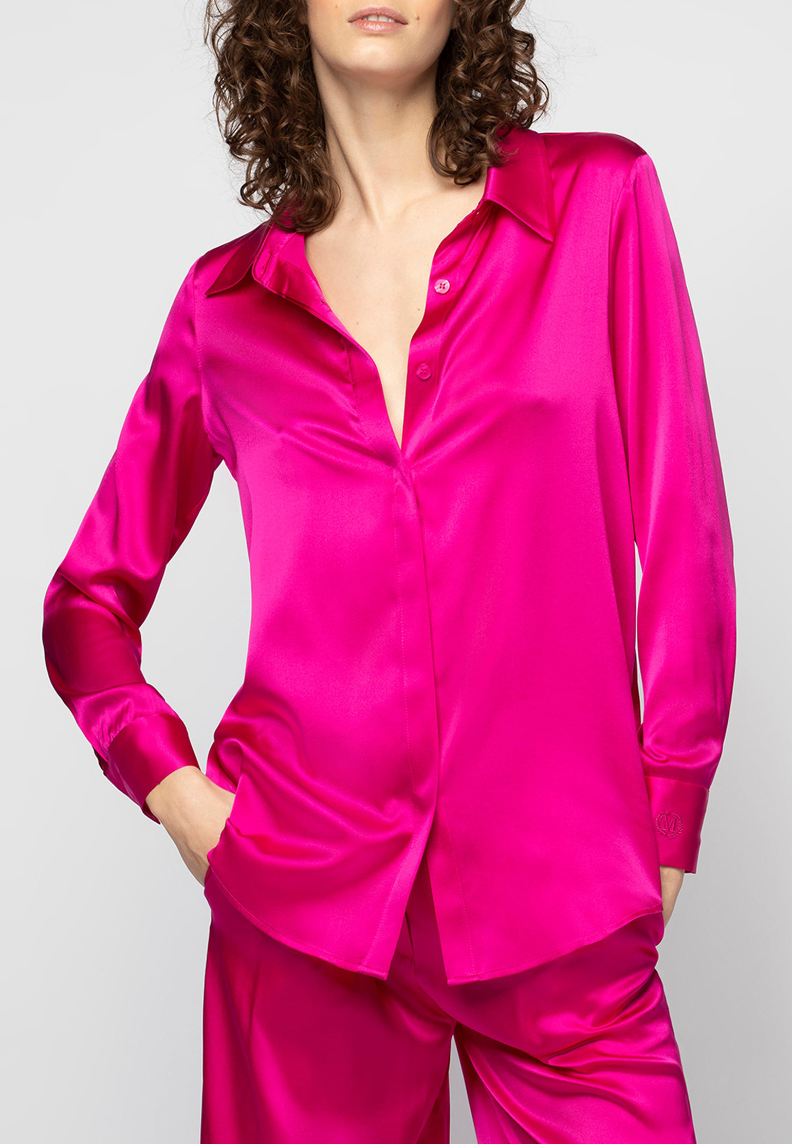 Блуза MAX&MOI Розовый, размер 40 169345 - фото 1