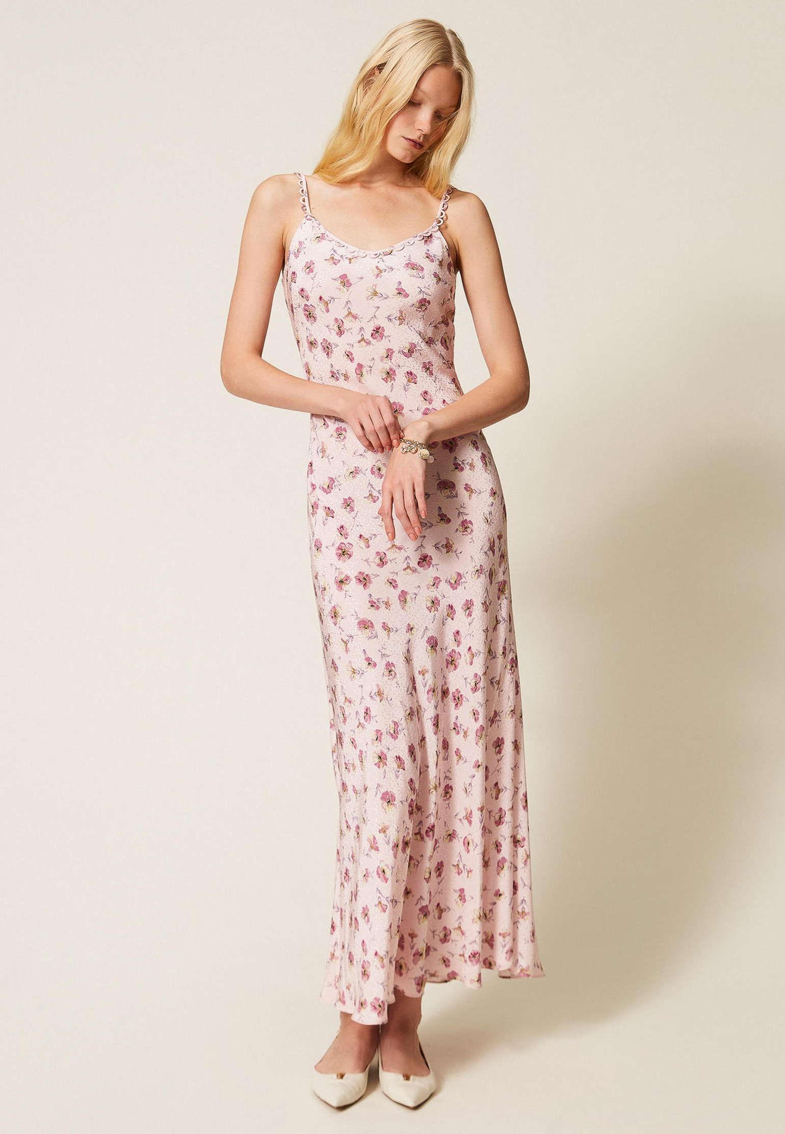 

Платье TWINSET Milano, Розовый, Розовый