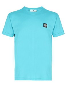 Голубая футболка STONE ISLAND