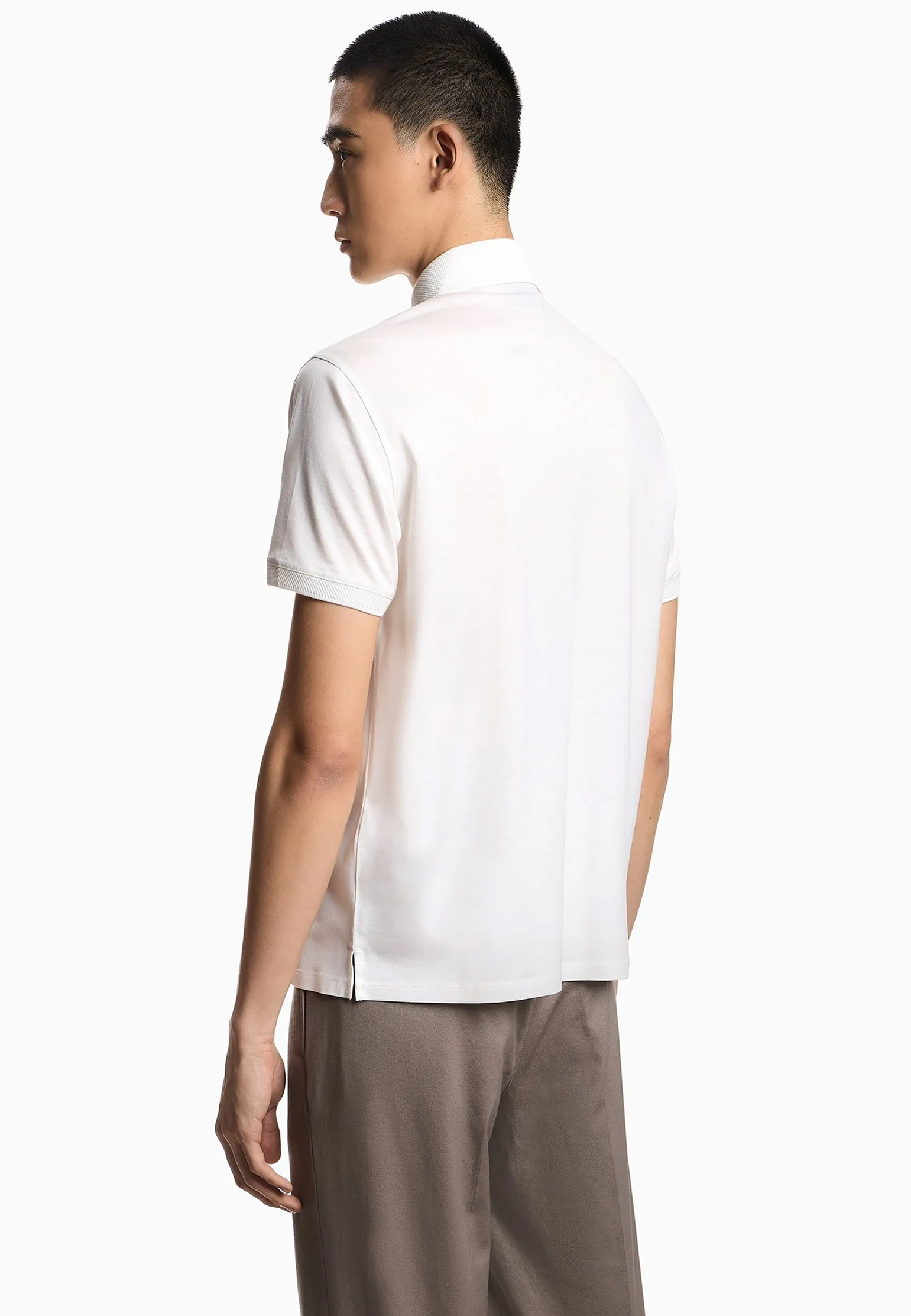 

Поло EMPORIO ARMANI, Белый, Белый