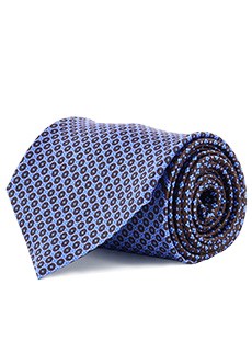 Сине-коричневый галстук STEFANO RICCI