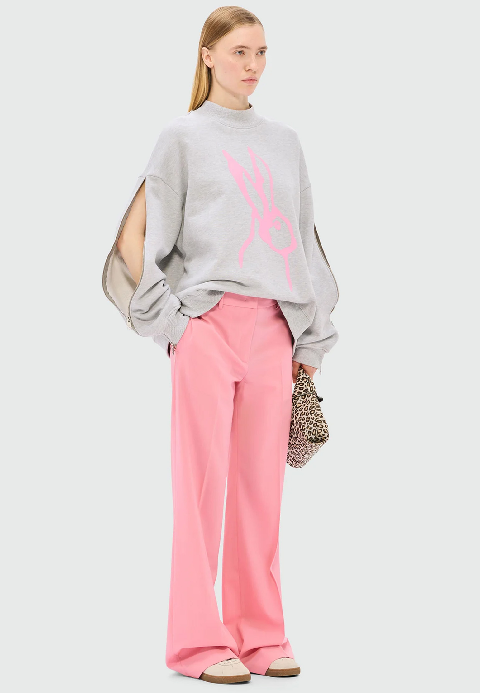 

Свитшот MSGM, Серый, Серый