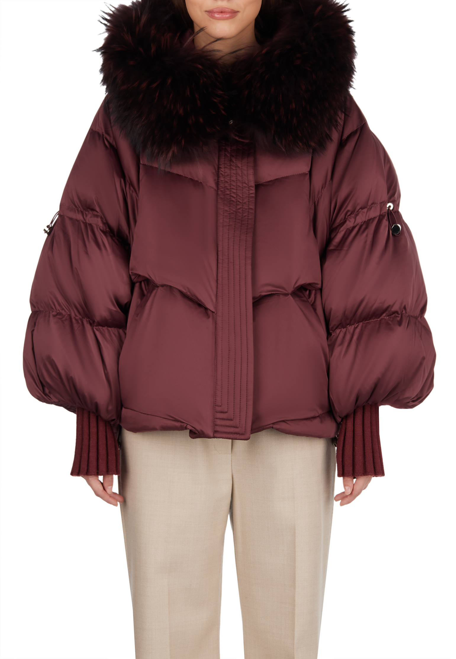 

Пуховик SFILATO, Бордовый, Бордовый