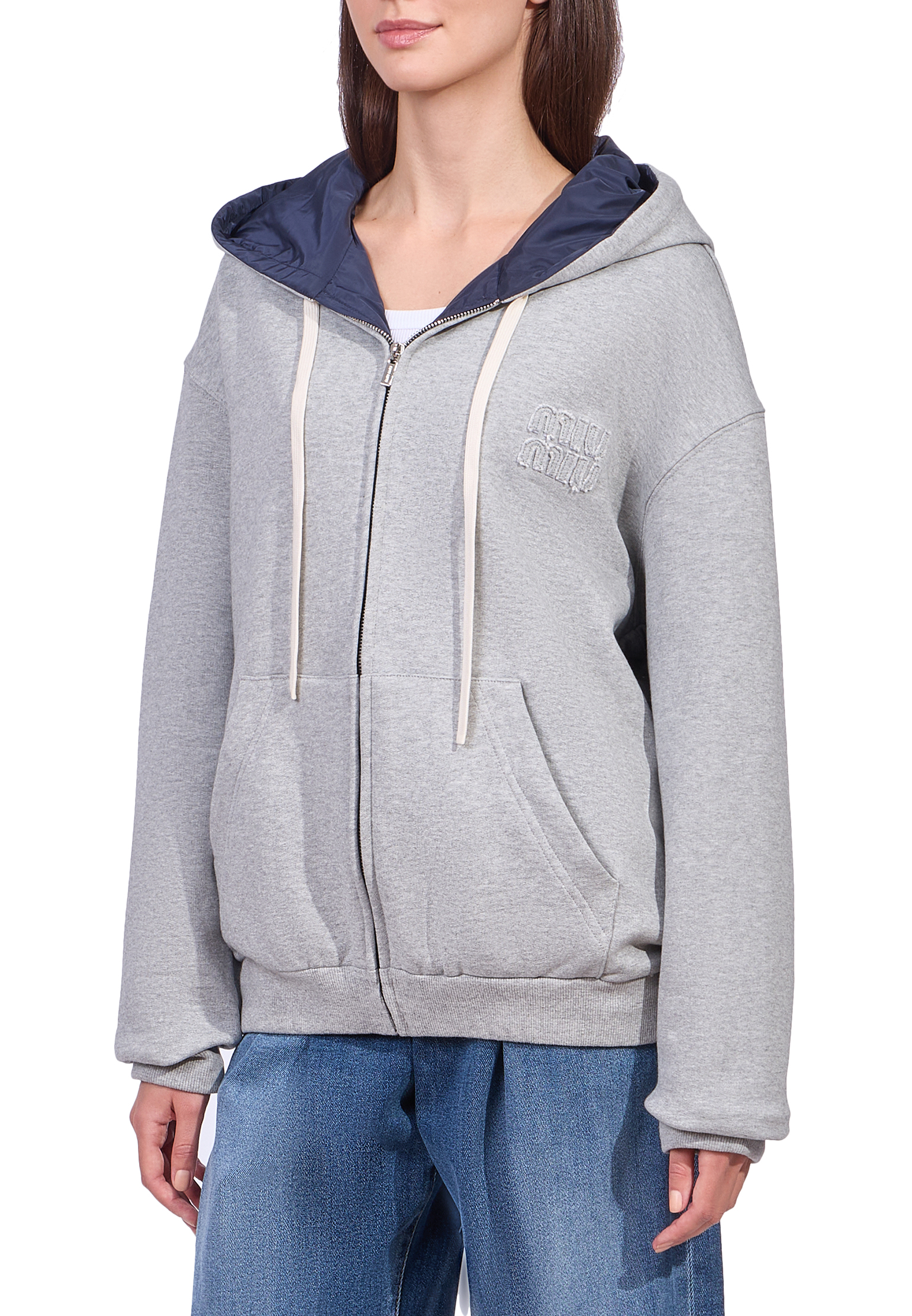 

Толстовка MIU MIU, Серый, Серый