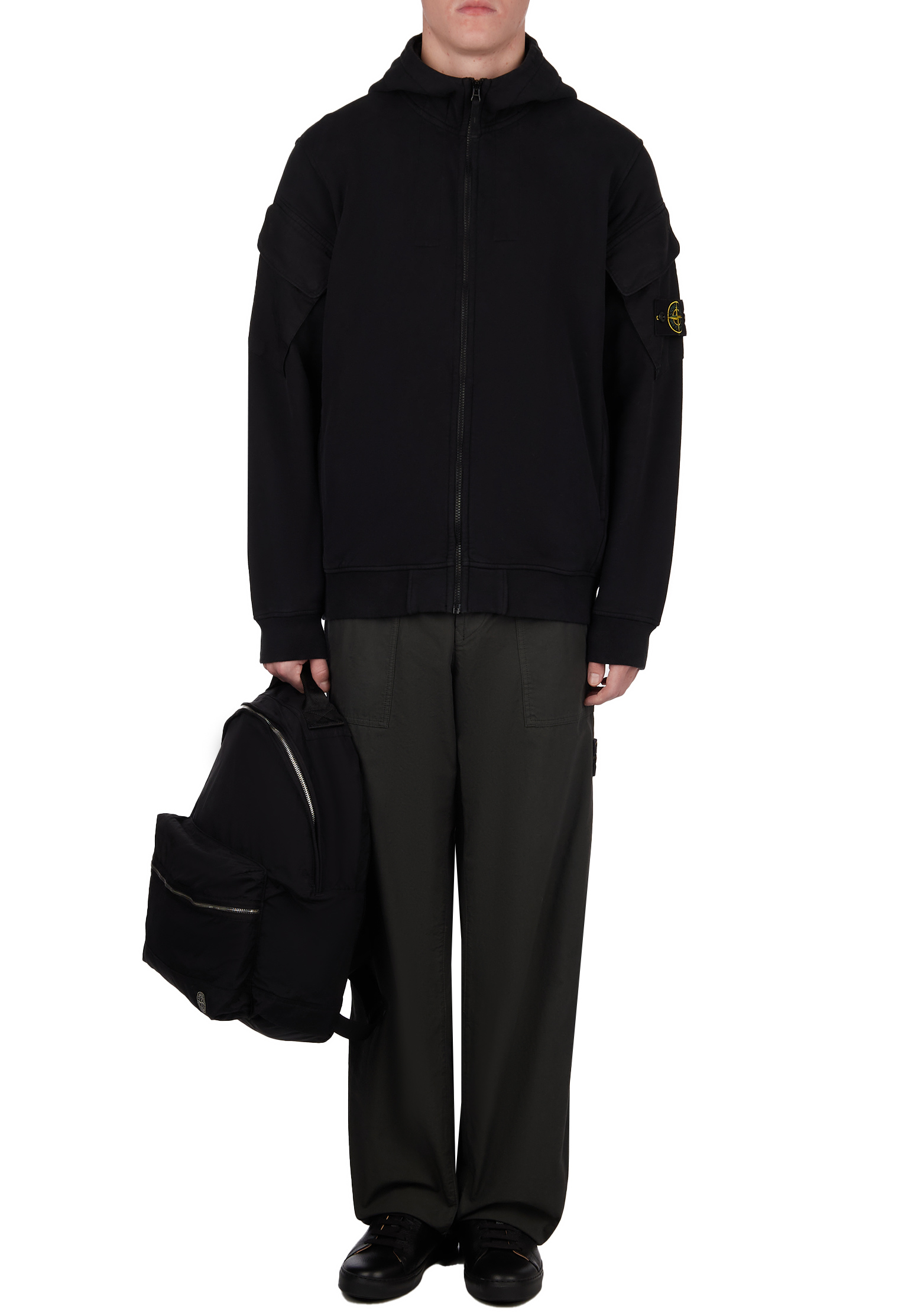 

Толстовка STONE ISLAND, Черный, Черный