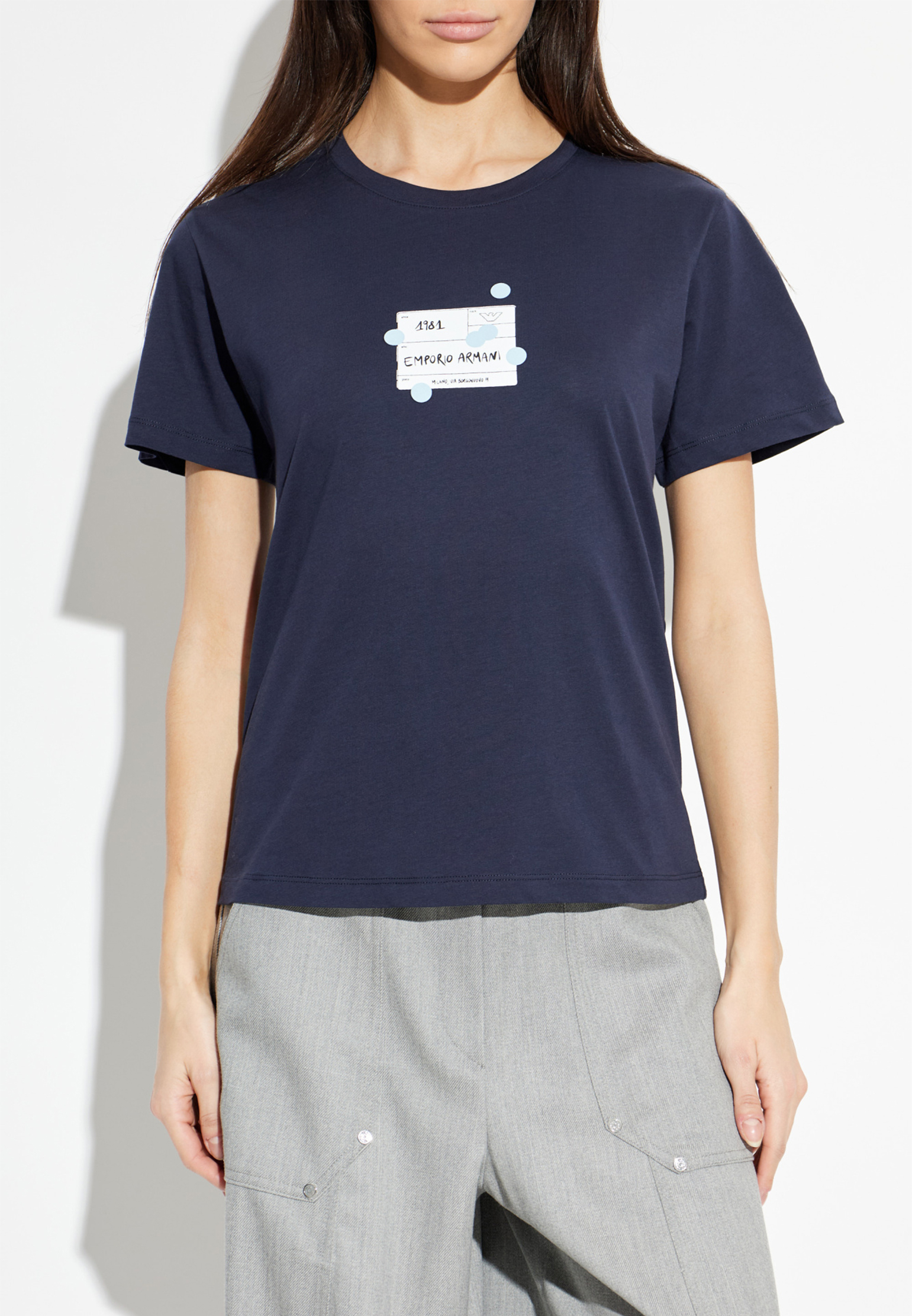 

Футболка EMPORIO ARMANI, Синий, Синий