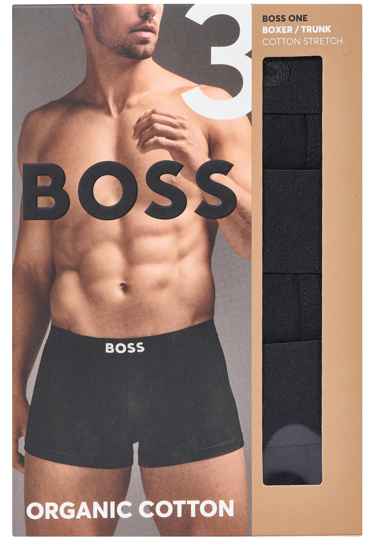 

Боксеры BOSS, Черный, Черный