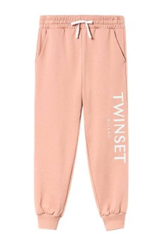 Розовые спортивные брюки TWINSET Milano